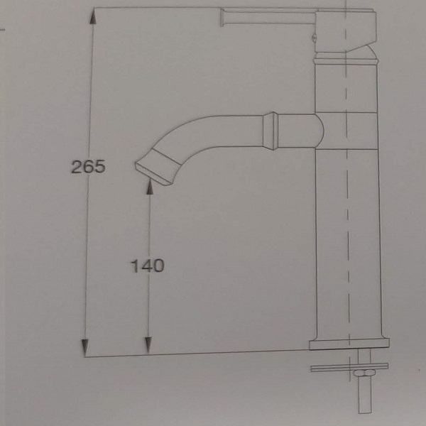 ברז פרח קצר זהב מט 3121 – תמונה 3