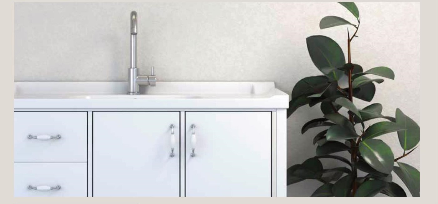 ארון מונח לבן