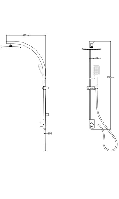מוט פינוק ETERNITY לבן – תמונה 3