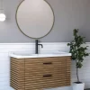 ארון אמבטיה עץ תלוי