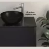 ארון אמבטיה מונח שחור