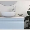 ארון אמבטיה תלוי שיש