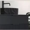 ארון ארון אמבטיה תלוי שחור