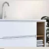 ארון אמבטיה תלוי לבן