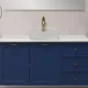 ארון אמבטיה תלוי כחול