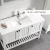 ארון אמבטיה מונח לבן