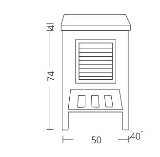 ארון אמבטיה מונח קטן