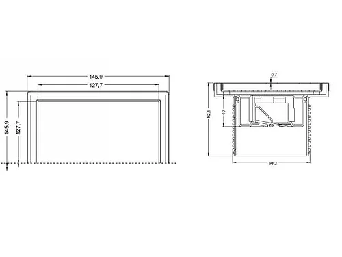 תעלת ניקוז PREMIUM 15X15 – תמונה 3