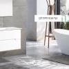 ארון אמבטיה משולב עץ