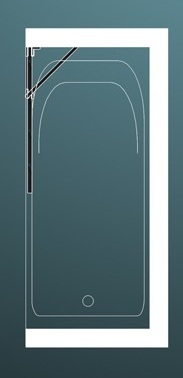 אמבטיון חזית דופן קבועה דגם מילאנו 801 – תמונה 3