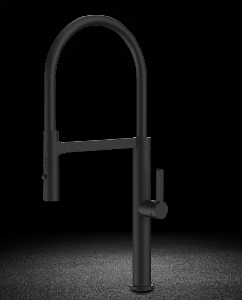 ברז מטבח שחור מט