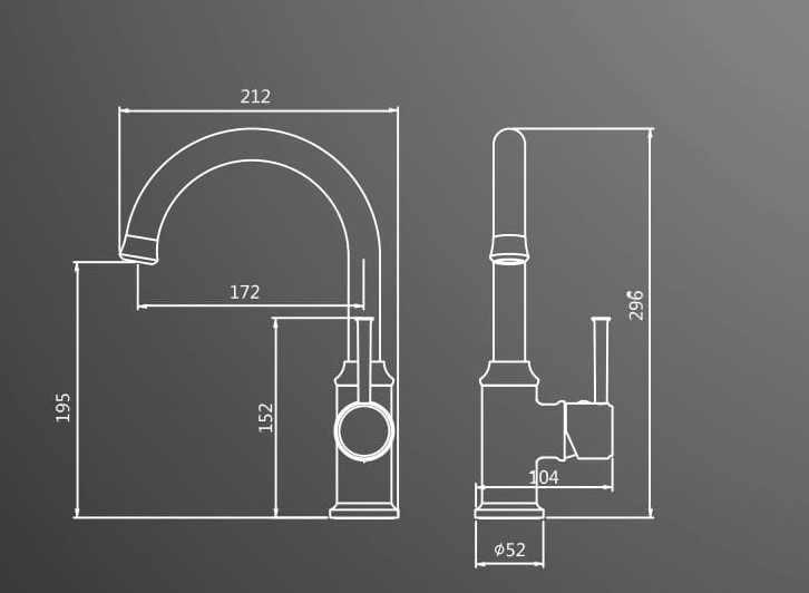 ברז פרח ניקל מבריק