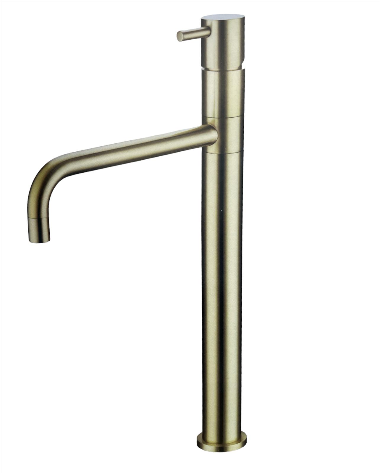 ברז רחצה זהב מט