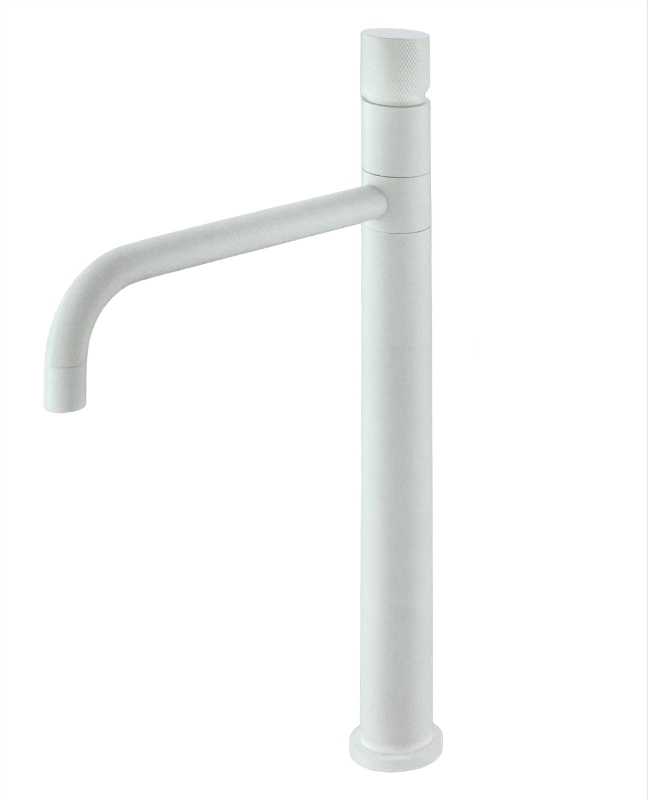 ברז גבוה לבן מט