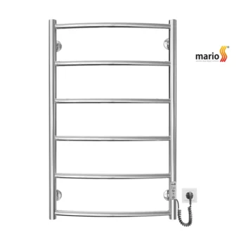 מחמם מגבות דגם Classic-HP כרום/שחור עם טיימר