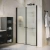 מקלחון חזית 2 דלתות דאלי זכוכית גלינה