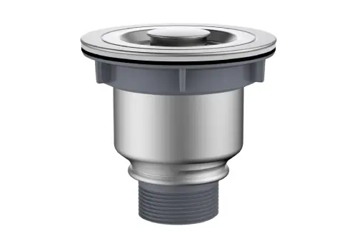 ונטיל לכיור מטבח ניקל מט