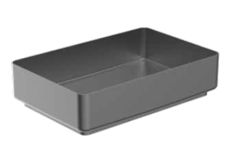 כיור נירוסטה מלבני 34/52 גרפיט