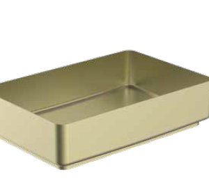 כיור נירוסטה מלבני 34/52 זהב מט