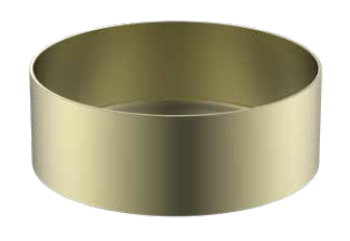 כיור נירוסטה עגול 36 זהב